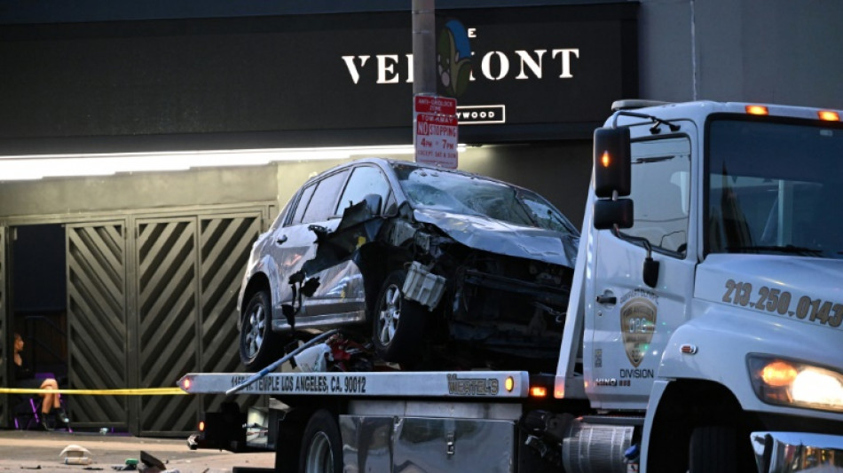 Une voiture fonce sur la foule &agrave; Los Angeles, faisant 30 bless&eacute;s