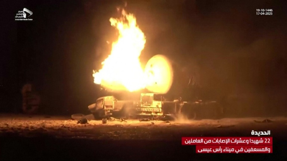 Huthi-Miliz meldet mehr als 70 Tote nach US-Angriff auf Ölhafen im Jemen