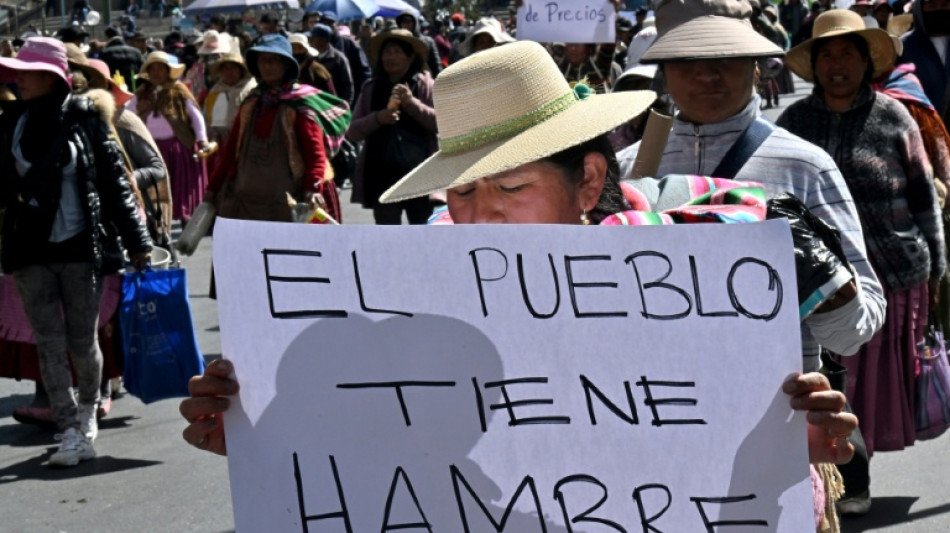 Bolivie: des milliers de paysans d&eacute;filent &agrave; La Paz contre la crise &eacute;conomique