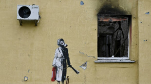 Tentative de vol d'une oeuvre attribu&eacute;e &agrave; Banksy dans la banlieue de Kiev