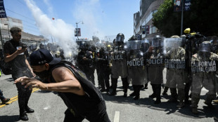 Quelques arrestations &agrave; Los Angeles sous couvre-feu