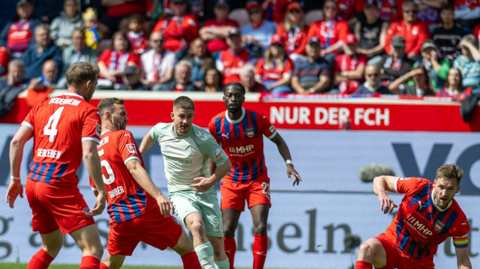 Von Werder ausgekontert: Heidenheim muss in die Relegation