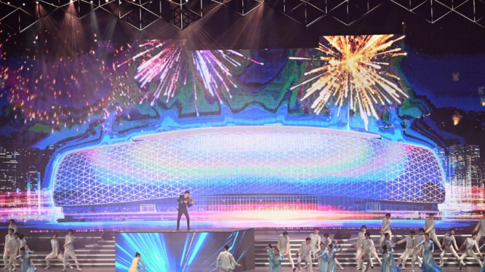 Party time, flyby as raucous Hong Kong Sevens settles into new home