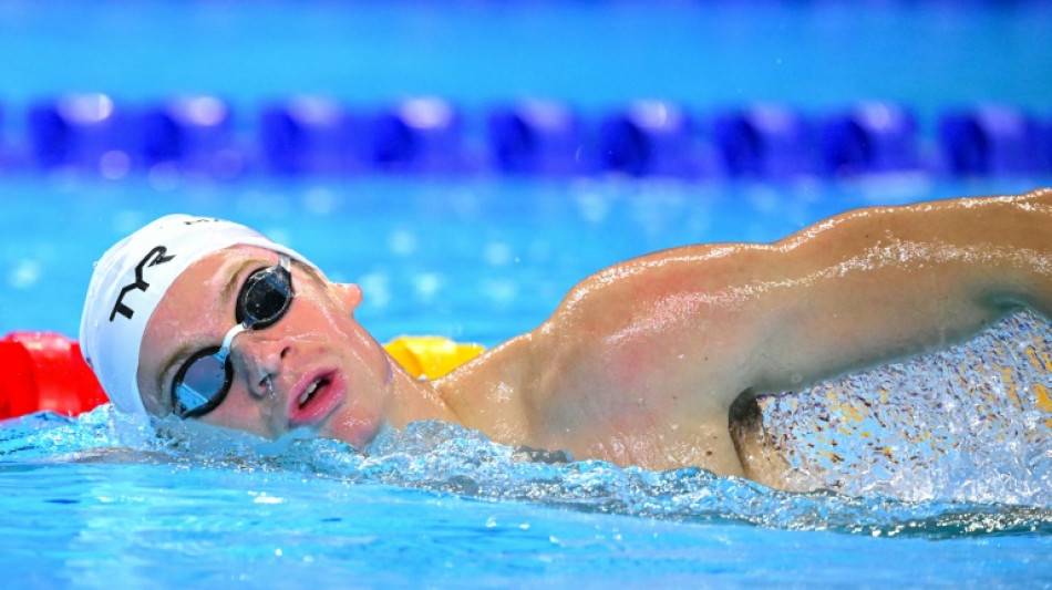 Mondiaux de natation: avec le crawl et le dos, L&eacute;on Marchand vise toujours plus haut