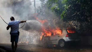 Marseille residents return to burnt out homes after wildfire
