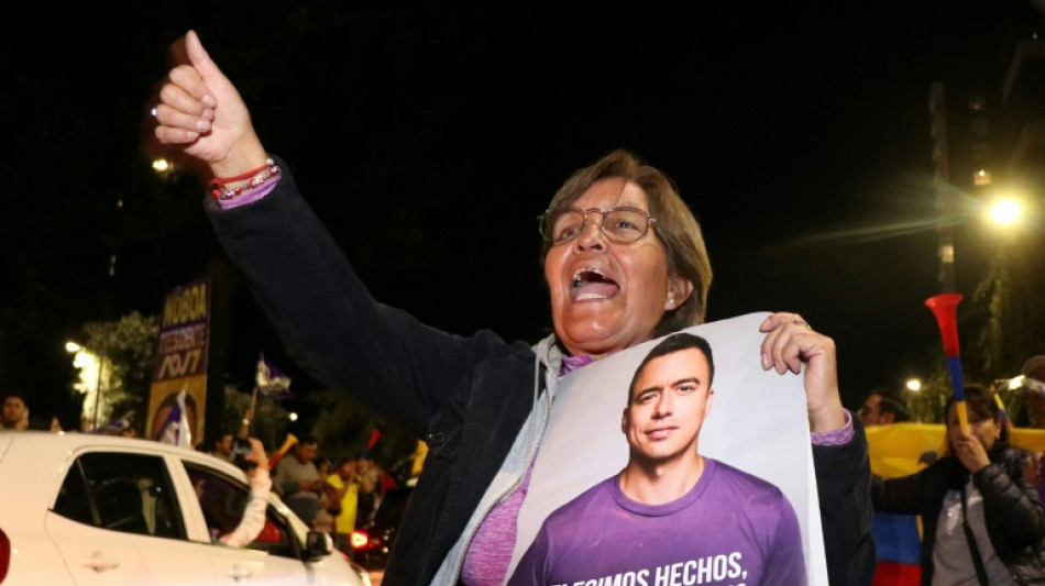 Amtsinhaber Noboa führt in Stichwahl um Präsidentenamt in Ecuador