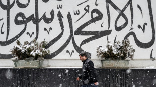 Rares moments de joie &agrave; Kaboul apr&egrave;s les premi&egrave;res chutes de neige hivernales