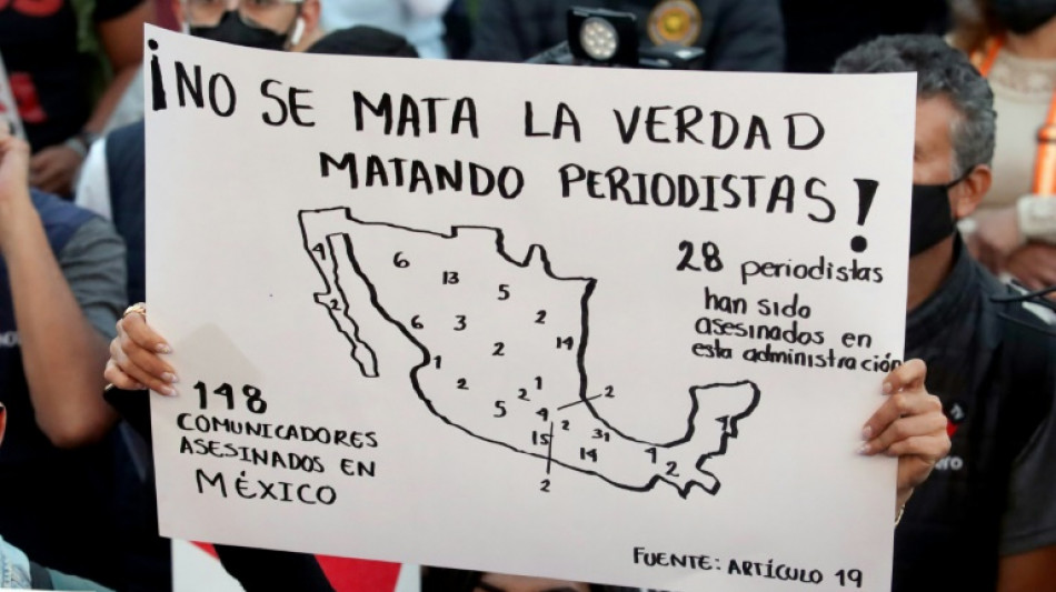 Mexique: "impunit&eacute; z&eacute;ro" promet AMLO apr&egrave;s l'assassinat d'un journaliste, le 5e cette ann&eacute;e