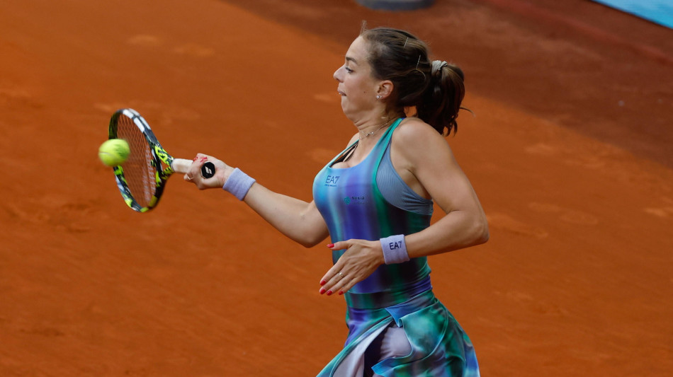 Madrid Open: Bronzetti fuori con la statunitense Keys