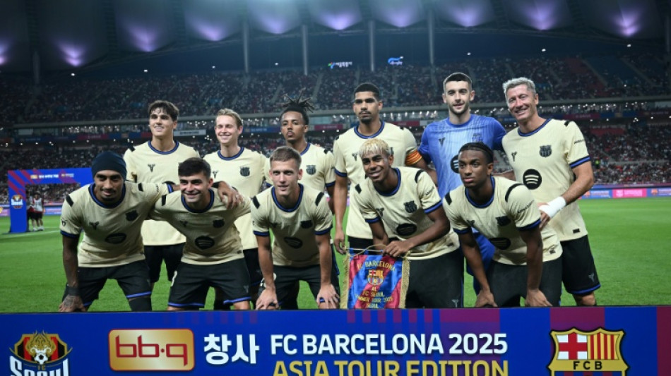 El Barcelona despide la gira asi&aacute;tica con una 'manita' y Rashford se estrena como goleador