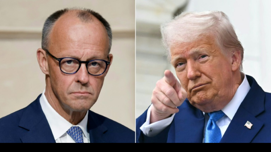 Antrittsbesuch: Merz bei US-Pr&auml;sident Trump im Wei&szlig;en Haus