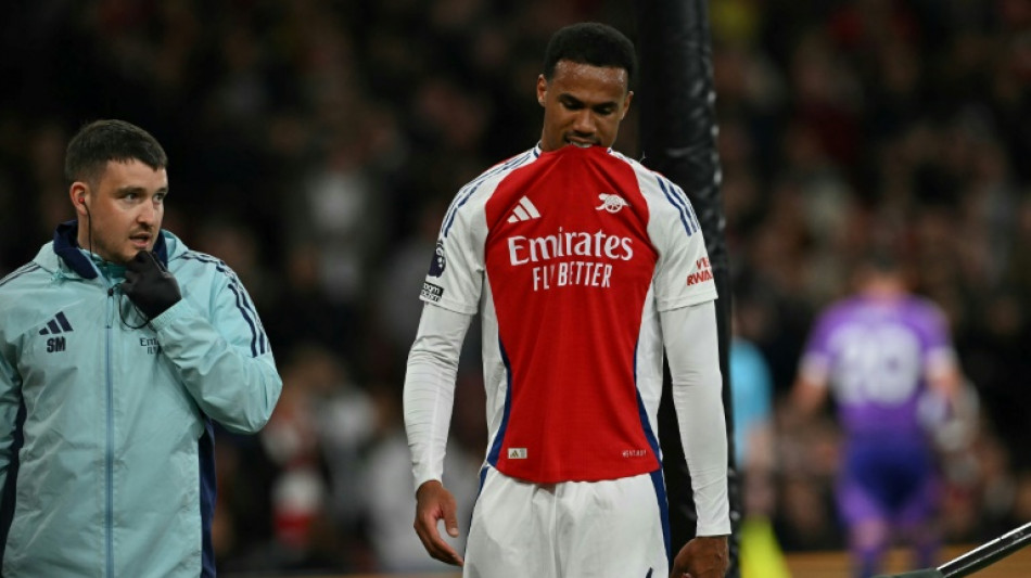 Arsenal defender Gabriel out for rest of the season