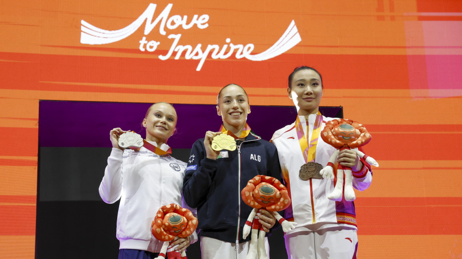 Mondiali ginnastica: alla algerina Nemour titolo nelle parallele