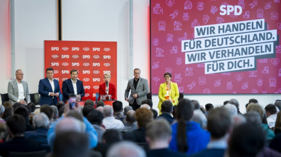 SPD-Spitzen werben bei Mitgliedern für Annahme von Koalitionsvertrag