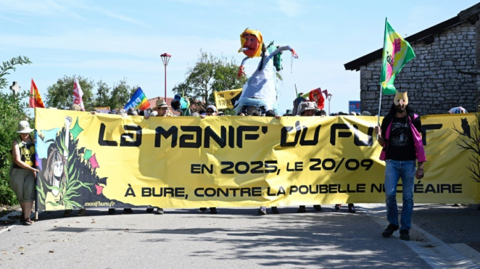 Bure: une manifestation antinucl&eacute;aire rassemble des centaines de personnes