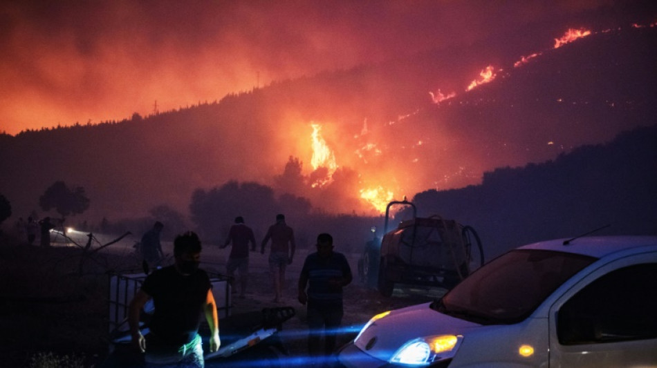 Incendie en Turquie: un nouveau foyer pr&egrave;s d'Izmir, attis&eacute; par des vents violents