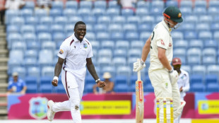 Australian top order wobbles once more against West Indies quicks