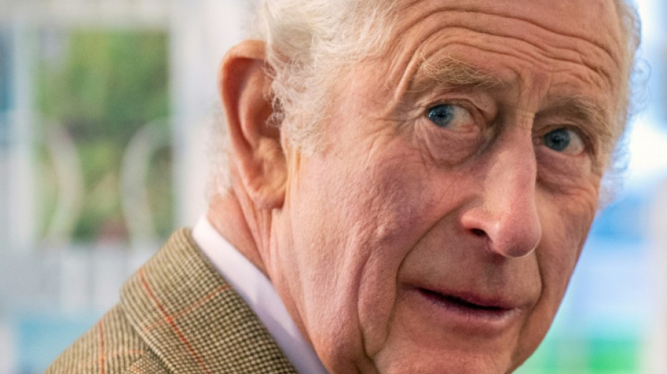 Tierschutz-Aktivisten verunzieren in London Portr&auml;t von K&ouml;nig Charles III.