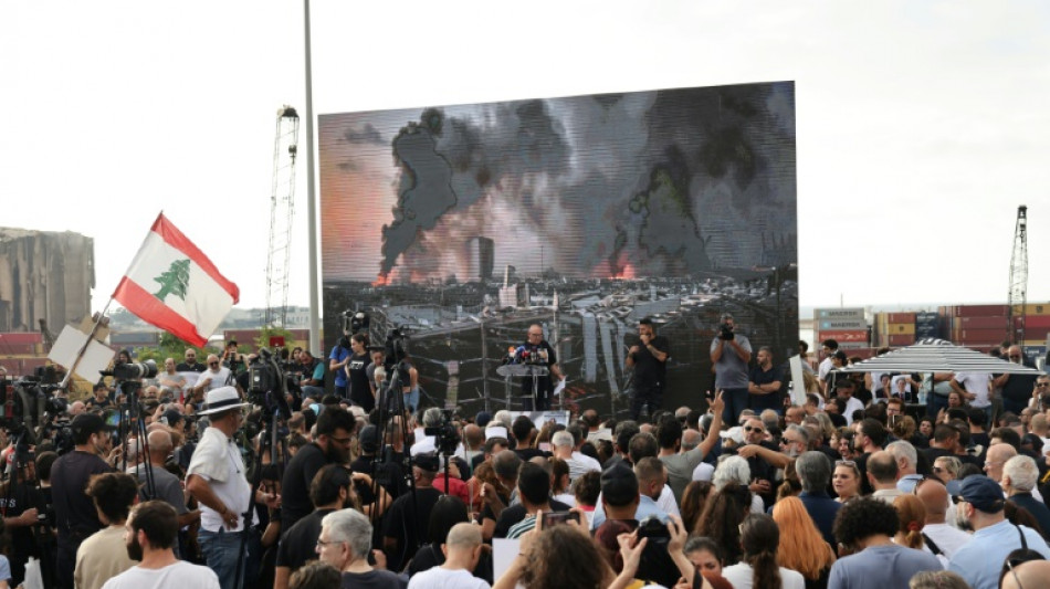 Cinco anos ap&oacute;s explos&atilde;o do porto de Beirute, libaneses pedem justi&ccedil;a