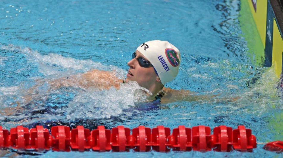 Ledecky closes US swim championships with 1,500m free victory