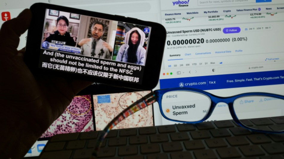 Des ench&egrave;res de "sperme non-vaccin&eacute;", projet fou d'un milliardaire chinois en exil