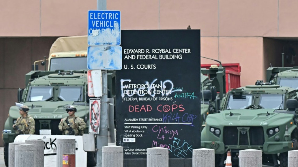 "Se cuspirem, revidaremos": a pol&iacute;tica de Trump diante dos dist&uacute;rbios em Los Angeles