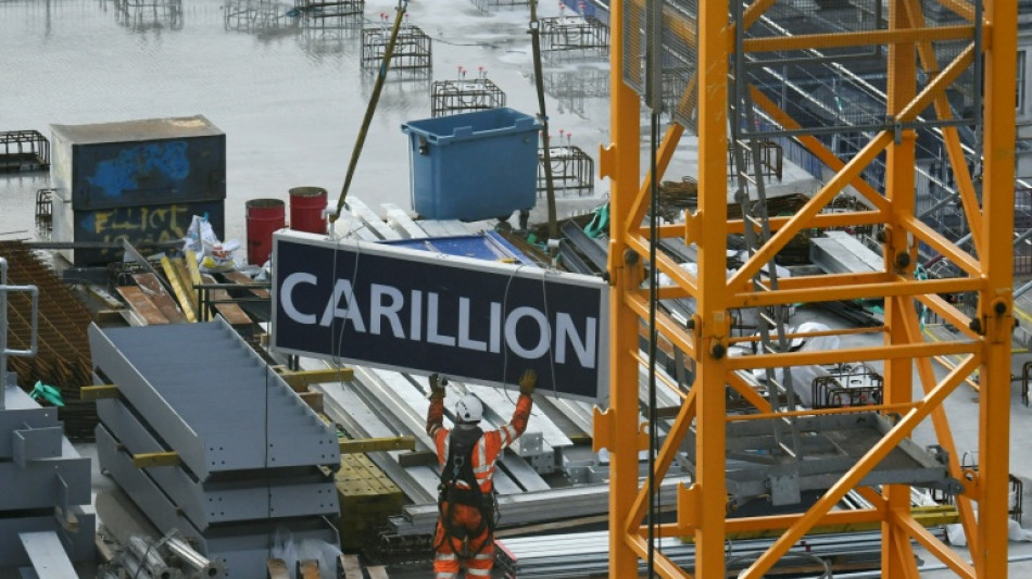Faillite de Carillion: plainte &agrave; 1,3 milliard de livres contre KPMG