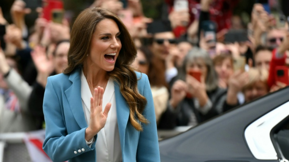 UK's Catherine on first official foreign trip since cancer diagnosis