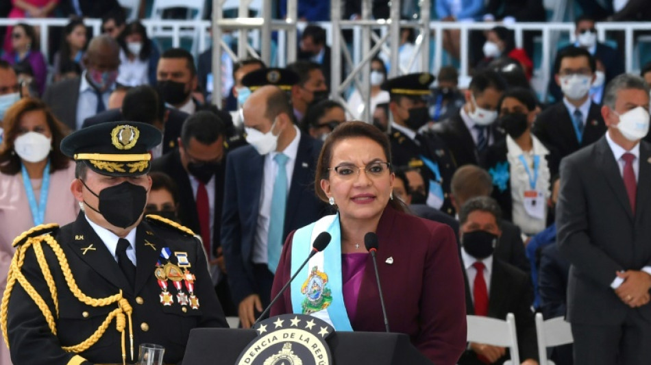 Xiomara Castro investie premi&egrave;re pr&eacute;sidente du Honduras