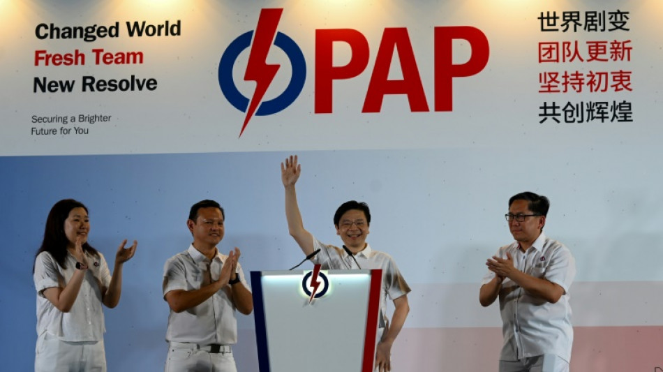 Singapore ruling party wins election in landslide
