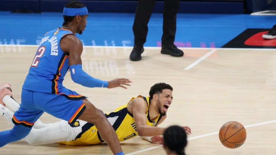 Pacers' Haliburton hurt early in game seven against Thunder