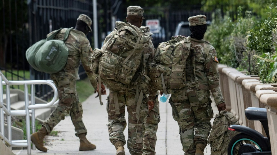 Nach Trump-Befehl: Nationalgarde in Washington im Einsatz