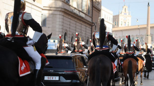 Trentadue corazzieri a cavallo, Leone attraversa Roma
