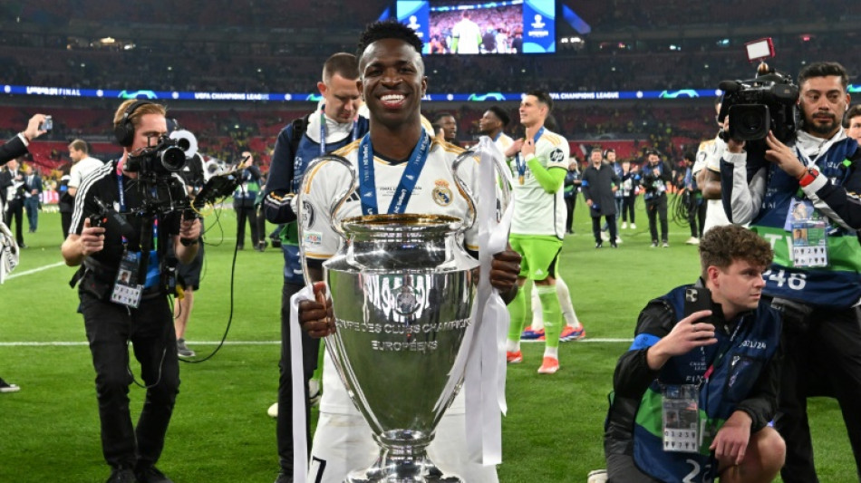 Uefa elege Vini Jr como melhor jogador da Liga dos Campe&otilde;es 2023/24