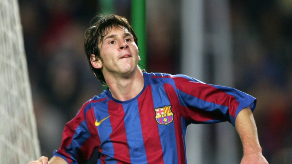 Guardanapo da assinatura do primeiro contrato de Messi com o Barcelona ser&aacute; leiloado