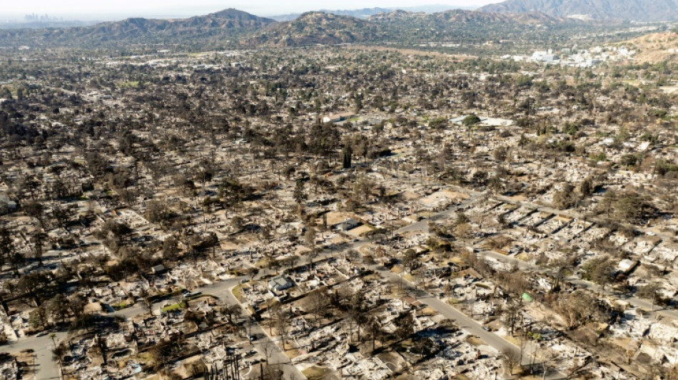 Catastrophes naturelles: les incendies de Los Angeles font gonfler pertes &eacute;conomiques au 1S
