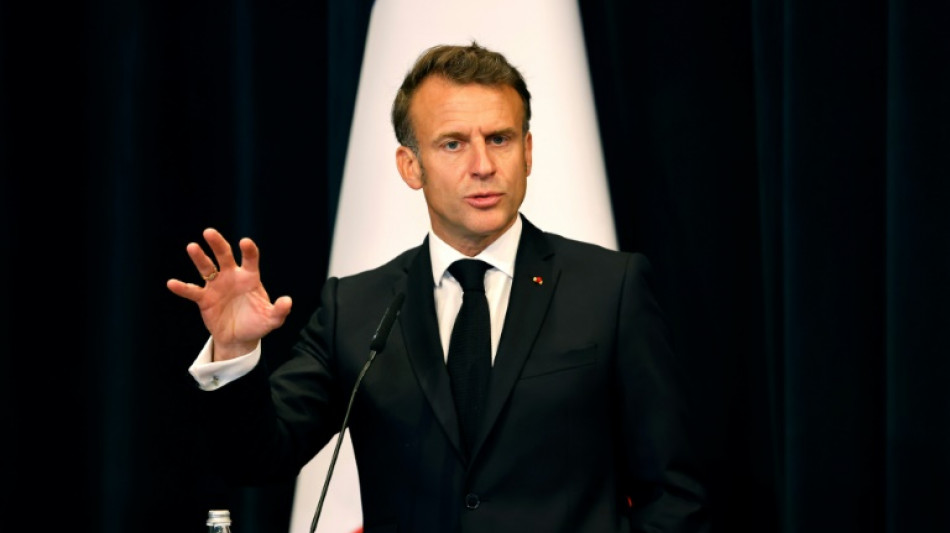 Etat Palestinien: Macron pr&eacute;dit un moment "d&eacute;cisif" mais reste flou sur ses intentions