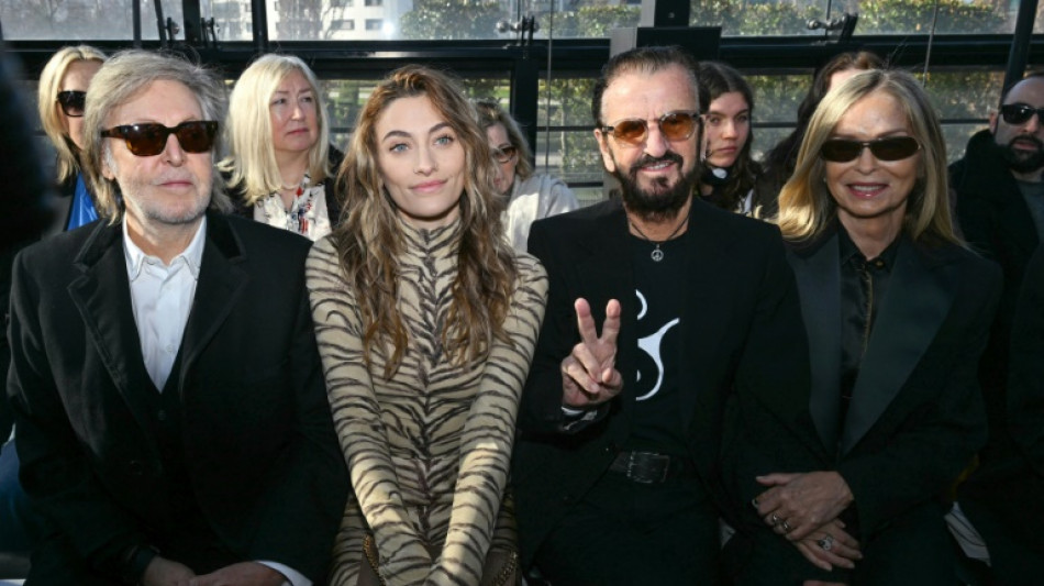 Paul y Ringo en el desfile de Stella McCartney en Par&iacute;s