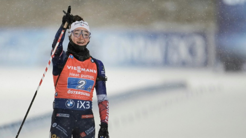 Biathlon: la France remporte le relais mixte à Ostersund, 4e podium du week-end
