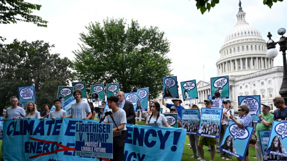 De jeunes Am&eacute;ricains d&eacute;fient Trump au tribunal pour son recul climatique