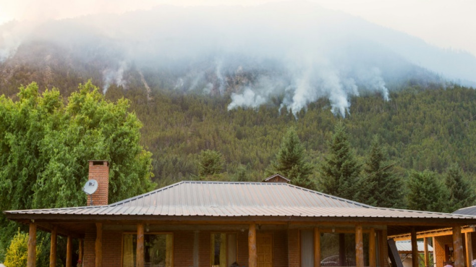 El clima extremo dificulta la lucha contra los incendios en la Patagonia argentina