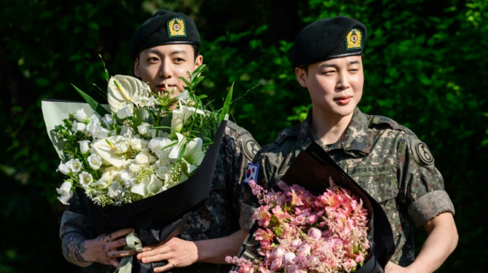 Hoffnung auf Wiedervereinigung: Zwei weitere BTS-Stars beenden Militärdienst