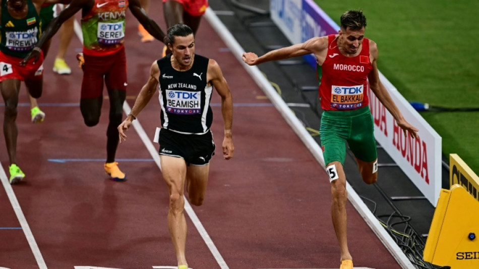'Stoked' Beamish stuns tearful El Bakkali for world steeplechase gold