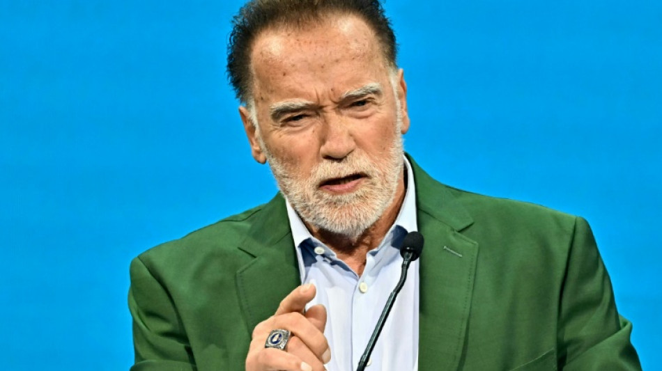 Schwarzenegger surpreende passageiros do metrô de Viena com mensagem sobre o clima