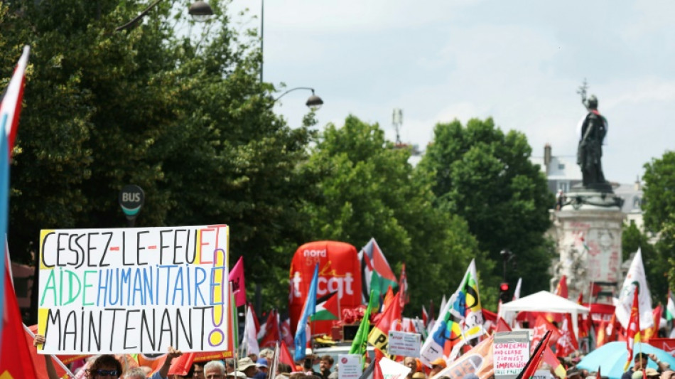 Des mobilisations en France pour la Palestine &agrave; l'appel de syndicats et partis de gauche