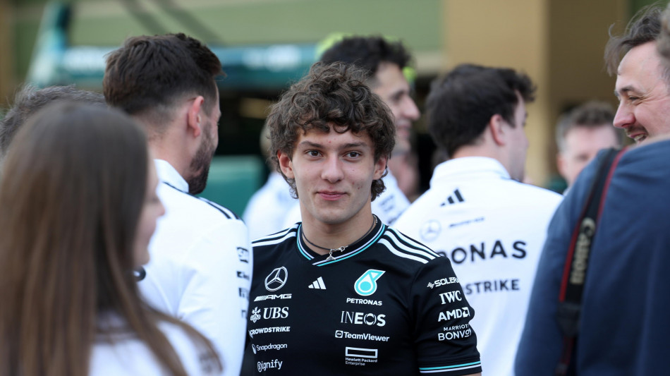 F1: Antonelli 'Ferrari? Sto bene in Mercedes, in futuro si vedr&agrave;'