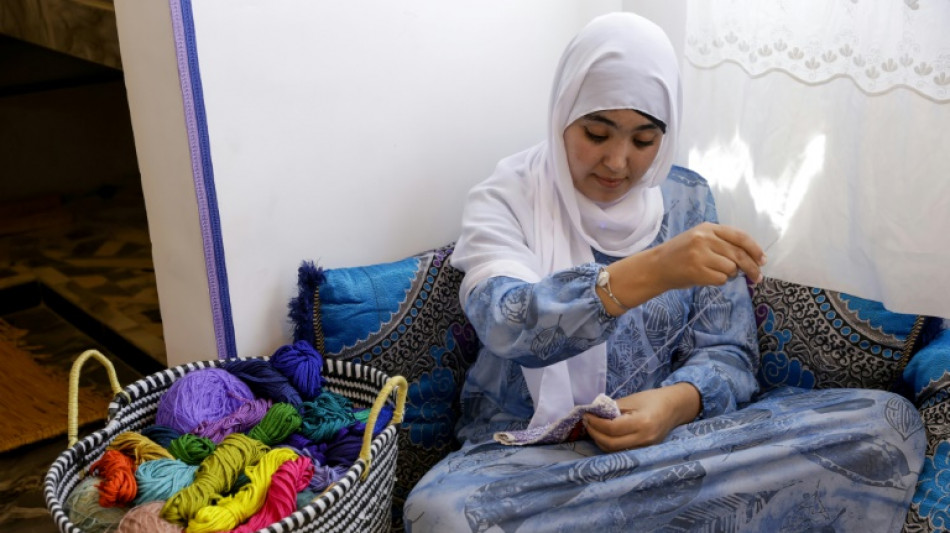 Moroccan women embroider 'art with purpose'