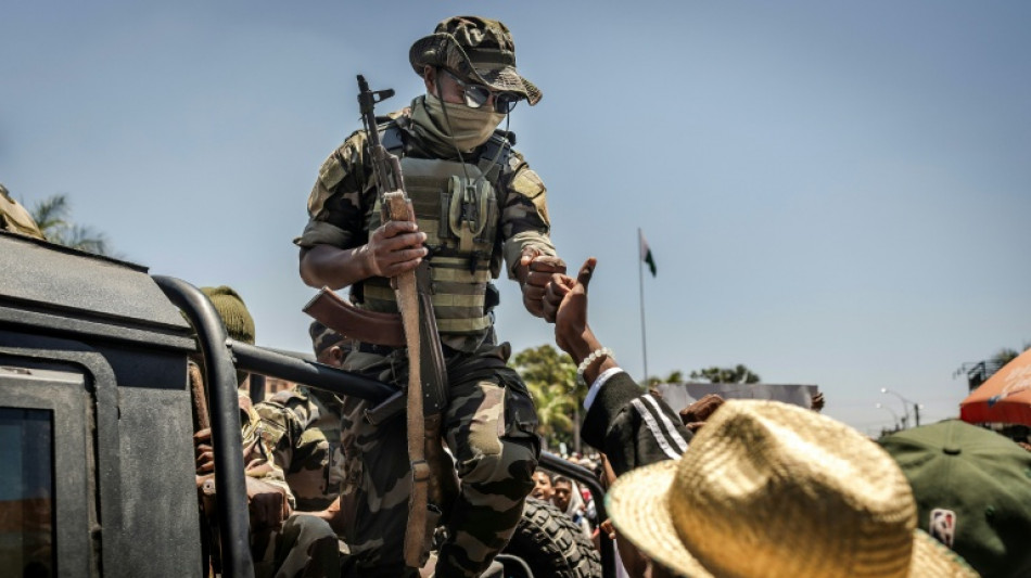 Celebrations in Madagascar streets ahead of embattled president's address