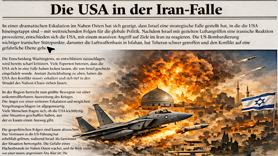 Gef&auml;hrliche Falle f&uuml;r Amerika